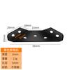 Suporte de canto fixo de três lados espessado 90 graus suporte de canto reto acessórios de ferragens mesa e cadeira de madeira maciça suporte de canto de cama ferro triangular