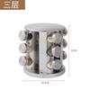 Estante giratorio de acero inoxidable multicapa transfronterizo para condimentos, estante giratorio multifuncional, almacenamiento de recipientes para condimentos de cocina al por mayor