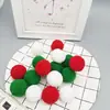 Bola de Pelusa diy pompón rojo Blanco verde tamaño bola de felpa material para árbol de Navidad bola de pelo bola de pelo de Navidad Pequeño
