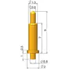 Dedal de antena conector STM para placa de pruebas de soldadura sonda de prueba dedal de resorte contacto de carga parche de PCB conexión pogopin