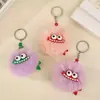 Colgante de Piel Sintética de Conejo, Llavero de Bola de Piel de Dinosaurio, Colgante para Bolso, Peluche Pequeño, Muñeco de Máquina de Garra, Regalo Pequeño