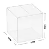 Popular Caja de Empaque de Plástico Transparente 5x5x5cm de Amazon Caja de Regalo de PVC Caja de Exhibición de Regalo para Chocolate y Dulces