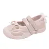 Tenis para Niñas 2026 Nuevos Primavera y Otoño Malla Transpirable Suela Suave Velcro Zapatos de Princesa Zapatos Casuales para Niños