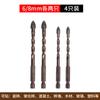 Broca para Azulejo Cerámico para Perforar Concreto Vidrio Broca Triangular Broca Cerámica Overlord 6mm Broca Súper Dura Broca de Aleación de Impacto