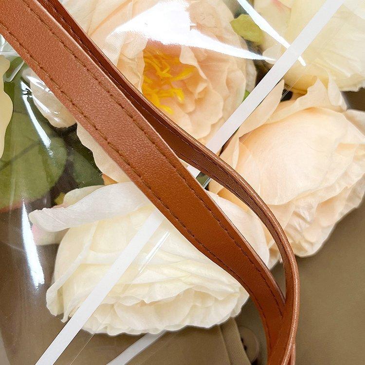 编织包女包新款潮2024夏草编简约百搭小清新水桶包个性单肩斜