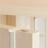 Prateleira de Armazenamento Pegboard Atrás da Porta, Gancho de Porta de Quarto, Rack de Armazenamento Combinado de Arte em Ferro, Armazenamento Montado na Parede