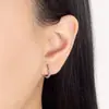 Pendientes Geométricos de Nicho con Perlas Redondas Incrustadas de Diamante, Pendientes Simples de Lujo Ligero de Gama Alta, Producto Nuevo Transfronterizo de Tiktok, Regalo, Venta al por Mayor
