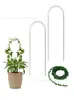 Estructura trepadora para plantas de soporte en maceta transfronteriza, longitud de 35 cm a 40 cm
