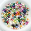 Perlas de Imitación de Alto Brillo Perforadas de ABS Tamaño Mixto Cuentas Sueltas Accesorios para Joyería DIY Color Mixto Color Mixto Fabricante Mayorista