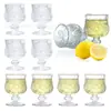 Copa de Champán con Patrón de Espada de Amazon tamaño pequeño Taza Refrigeradora para Jugo de Frutas Café Taza para Velas Copa de Cristal Copa de Vino Utensilios para Vino
