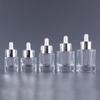 Sub-garrafa líquida de essência 15ml20ml30ml garrafa de óleo essencial 40ml50ml frasco conta-gotas transparente frasco de líquido cosmético