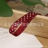 Moño de Cinta de Algodón Poliéster con Lunares DIY Material para Decoración de Cabello Ropa Regalo Embalaje de Flores Cinta de Lunares con Impresión a una Cara