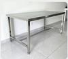 Mesa de trabajo de acero inoxidable 304 engrosada, mesa plana para paquetes de operaciones, mesa limpia y sin polvo para alimentos biofarmacéuticos