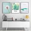 Pintura decorativa para sala de estar nórdica, estilo ins, pintura para pendurar no quarto, mural, paisagem de carro, pintura tripla, parede de fundo