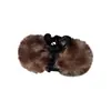 Novo Presilha de Cabelo Fofa com Pom-Pom para Outono e Inverno para Mulheres, Mini Presilha de Cabelo de Alta Qualidade para a Parte de Trás da Cabeça, Acessório de Cabelo Presilha Shark para Meio Preso