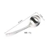 Concha de Sopa Coadeira de Aço Inoxidável Grau Alimentício Doméstico Utensílios de Cozinha de Alta Qualidade Colher Grande para Sopa Cabo Longo Colher com Gancho Conjunto de Cozinha