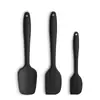 Raspador de Creme de Silicone para Assar Três Peças Alta Temperatura Resistente Cozinha Doméstica Colher de Mistura de Bolo em estoque Atacado