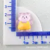 Zuecos de Resina con Agujeros para Niños Llavero DIY Señal de Estacionamiento Conejo Gato de Dibujos Animados Materiales Accesorios
