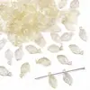 Folhas Mini Acrílicas Estilo Floresta Versátil DIY Contas Soltas Pulseira Corrente de Celular Acessórios Fábrica Atacado