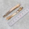 Accesorios para joyería Sisi 8.10cm pasador de cinco estrellas pinza automática fábrica de joyería DIY pinza de resorte dorada
