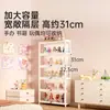 Vitrina Hecha a Mano con Manija Dopamina, Gabinete Transparente Acrílico a Prueba de Polvo, Gabinete de Almacenamiento para Cajas Sorpresa de Juguetes Lego