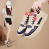 Zapatos Casuales Nuevos de Piel, Tenis para Mujer, Nuevos Zapatos Deportivos de Moda Trendy de Primavera, Zapatos para Correr Resistentes al Desgaste con Suela Gruesa