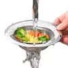 Malla Filtro de Cabello para Desagüe de Fregadero de Cocina, Filtro de Acero Inoxidable para Desagüe de Fregadero, Tapa de Desagüe Anti-Obstrucción