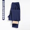 Pantalones cálidos de rodilla de lana de camello al por mayor para hombre, invierno, engrosados, forrados de polar, pantalones largos de pareja, para mediana edad y ancianos, ropa interior térmica, pantalones de mujer