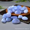 Ornamentos de Pedra Grande de Ágata Azul, Pedras Roladas de Calcedônia Azul, Pedras Difusoras para Decoração de Paisagismo de Aquário e Vasos de Flores