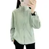 Nuevo abrigo de forro polar para otoño e invierno, abrigo de forro polar polar, suéter grueso con cuello alto, top cálido con forro de forro polar para exteriores
