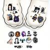 Nueva Serie de TV Estadounidense Miércoles Miércoles Addams Serie Oscura Zapatos Zapatos Hebilla Decorativa de Flor Hebilla de Zapato