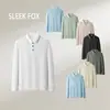 Estilo Caliente 2025 Estilo Callejero Favorecedor Cuello Solapa Camiseta Base para Hombre Camiseta Diaria para el Trabajo Otoño e Invierno Cómoda Camisa POLO