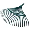 Rastrillo Plano de 22 Dientes para Desyerbar, Recoger Hojas, Secado al Sol, Recoger Hojas Caídas, Herramienta de Barrido, Rastrillo para Césped Jardín Jardinería