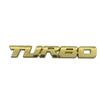 Adesivo de carro TURBO grande logo esportivo adesivo de porta-malas de metal adesivo de carro turbo personalizado