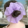 Novo Scrunchie de Organza Estilo Coreano Versátil de Primavera Acessório de Cabelo de Tela Gravata de Cabelo para Viagem Ornamento de Cabelo na Parte de Trás da Cabeça para Mulheres