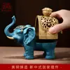 Foyuan Hui Quemador de incienso de estilo chino nuevo Jixiang Quemador de incienso de latón creativo Quemador de incienso de pluma Decoración para el hogar de interior