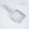 Pala para arena de gato al por mayor de fábrica pala para excrementos de gato de plástico limpieza inodoro suministros para mascotas resistente a caídas tamaño pequeño pala para arena de gato artefacto
