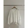 Nueva Camisa Coreana Dongdaemun Estilo Intelectual Relajado Holgado Manga de Linterna Primavera/Verano 2026