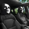 Funda para reposacabezas de coche, funda de almohada de coche de terror y divertida, funda de asiento a prueba de polvo, funda de almohada para cabeza y cuello personalizable basada en tu diseño