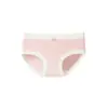 Ropa interior femenina de algodón puro, sencilla, suave y transpirable, bragas para niñas, elegante ropa interior femenina de media cintura con entrepierna de algodón para verano.