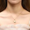 Collar con colgante de Jaspe Natural de Plata de Ley s925 para Mujer, Estilo Étnico Vintage, Moderno, Atmosférico, Oro Antiguo, Juego de Jade Hetian, Cadena
