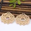 Acessórios de joias diy antigas coroas de cobre fundidas todas as borlas pingente pequeno simples retro hairpin material 26*30mm