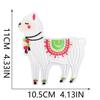 Pegatinas de tela bordadas de alpaca de dibujos animados Xiaotian para ropa, parches de camello del desierto, pegatinas para computadora, bordado Zhang Zi, subsidios de bordado