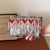 Bolsa Cosmética Retro Nicho Transfronterizo Cuadros Diamante Contrastantes Portátil Viaje Artículos de Aseo Bolsa Cosmética Bolsa de Almacenamiento Clutch