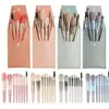 Nuevo Set de 8 Mini Brochas de Maquillaje, Brocha Portátil para Corrector y Base para Principiantes, Brocha para Polvo Suelto, Brocha Herramienta de Belleza