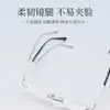 Gafas de alta gama sin montura para hombre, montura de titanio puro z6035, montura de titanio ultraligera, montura de gafas de vestir, cara cuadrada y redonda, gafas graduadas