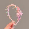 Diadema Floral Estilo Coreano de Hada Moda Versátil Diadema Alto de Corona Nicho Gama Alta Temperamento Accesorio para el Cabello Venta al por Mayor