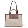 Bolsa de Lona Simples de Grande Capacidade para Mulheres 2026 Nova Tendência Versátil Bolsa de Ombro Transversal Bolsa de Mão Fashion Bolsa Tote