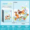 Bloques de Construcción Educativos Compatibles de Micro-Partículas para Niños, Serie de Muñecos Lindos de Dibujos Animados de Alta Calidad, Juguetes de Caja Sorpresa de Puesto Callejero, Regalos