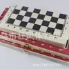 Fornecer xadrez de madeira xadrez de treinamento de madeira dobrável portátil jogo de xadrez quebra-cabeça brinquedos